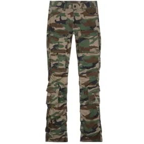 Smoke Rise Stacked Utility Pocket Twill Pants (Wood Camo) JP23539