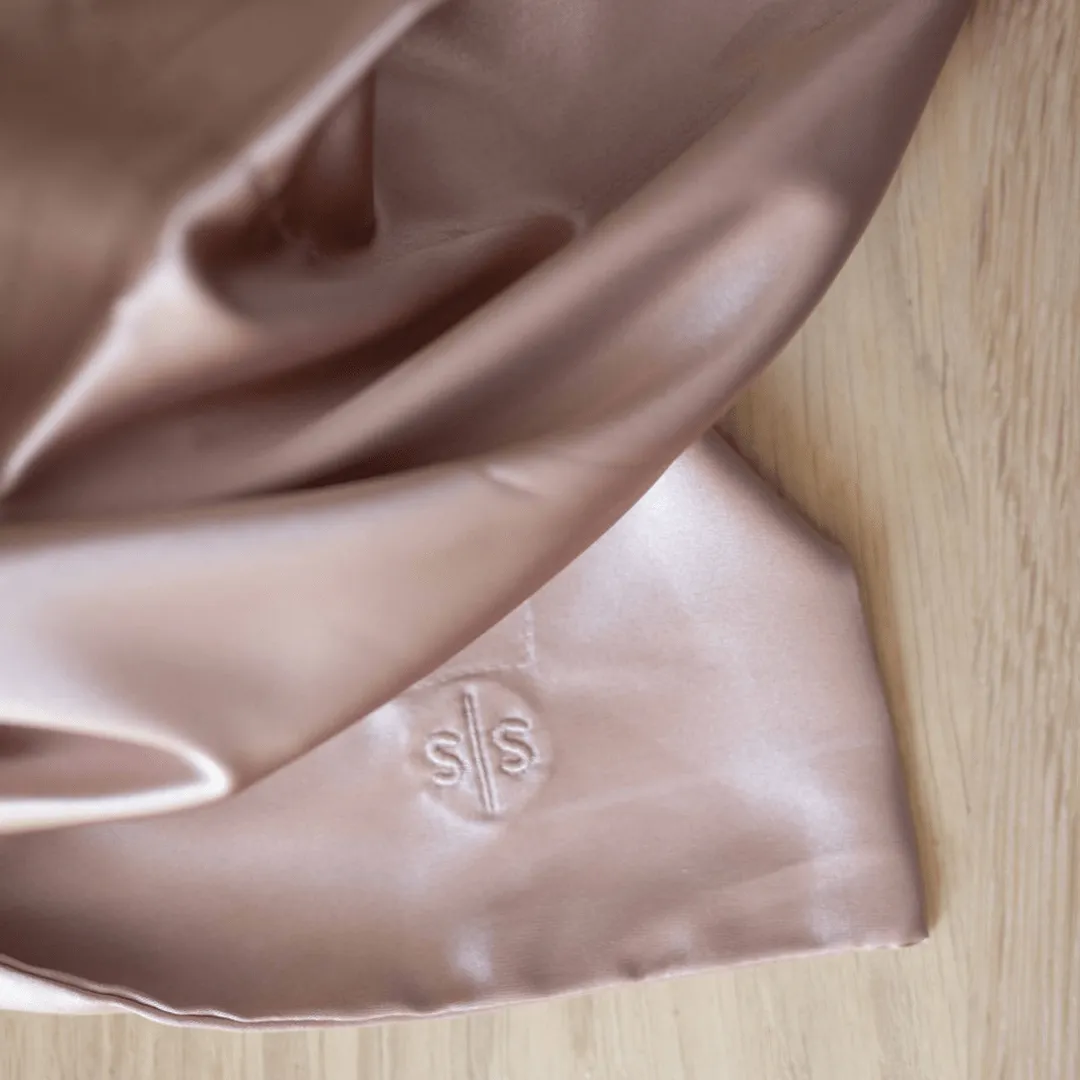 Soft Oxford Satin Pillowcase -Blush Pink