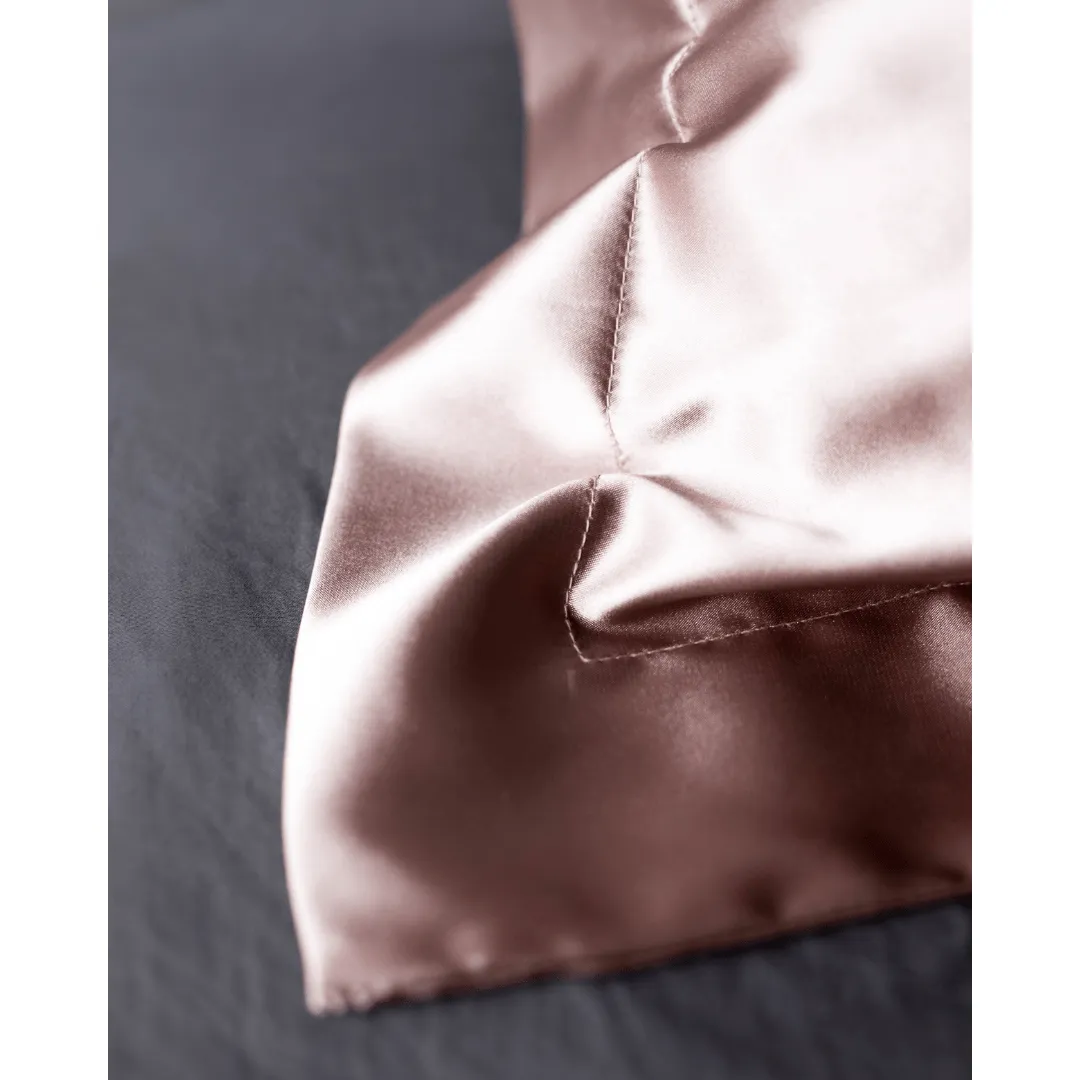 Soft Oxford Satin Pillowcase -Blush Pink