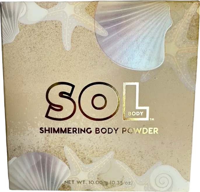 sol Shimmering Body Powder Skinny Dippin' 10g