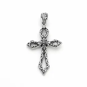 Stainless Steel Cross with CZ Pendant