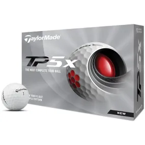 TaylorMade Balles TP5X 2021 (boite de 12)