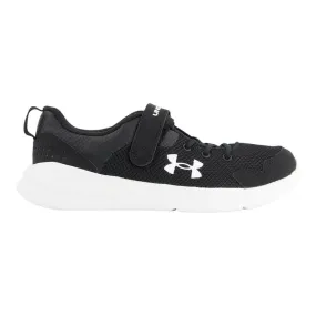 Under Armour Black/White Essential Children’s Sneaker