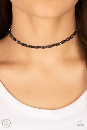 Urban Underdog Black Choker-Necklace