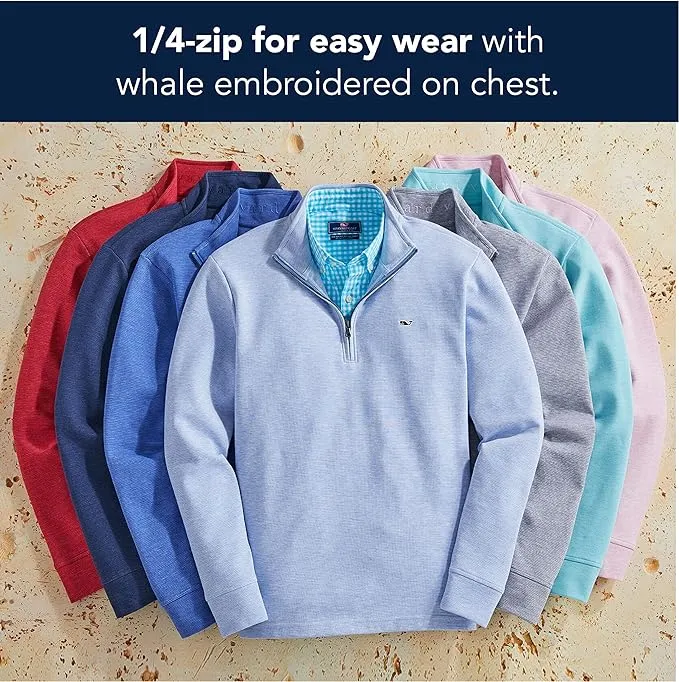 Vineyard Vines Saltwater Quarter-Zip Pullover Sweater