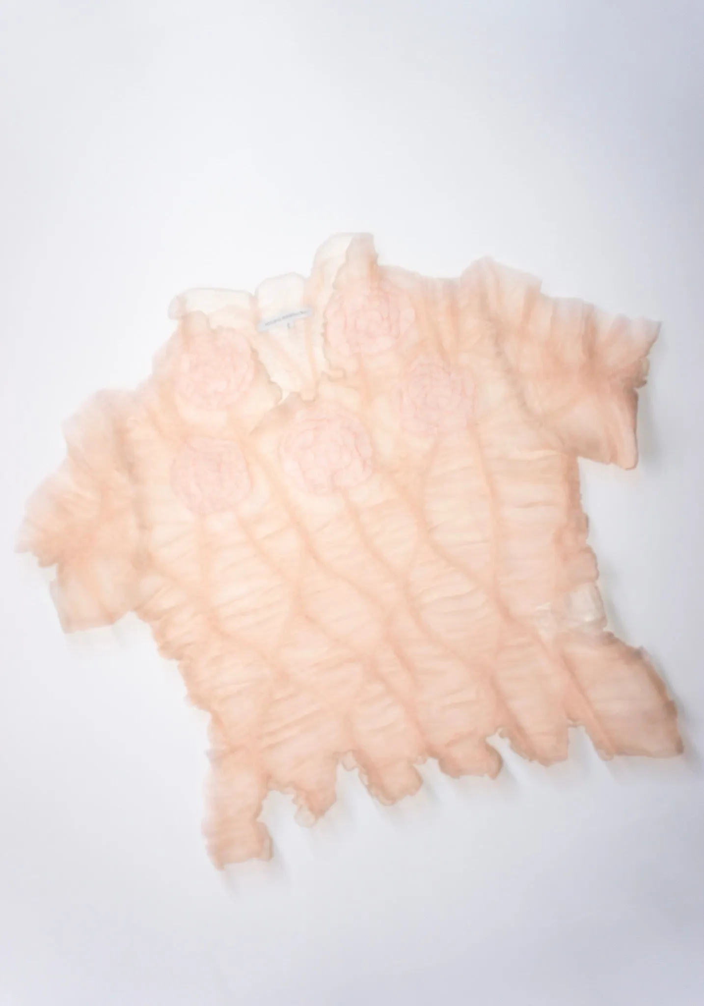 Vintage Yoshiki Hishinuma Pink Mesh Top