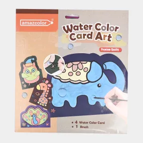 Water Color Card Art For Kids